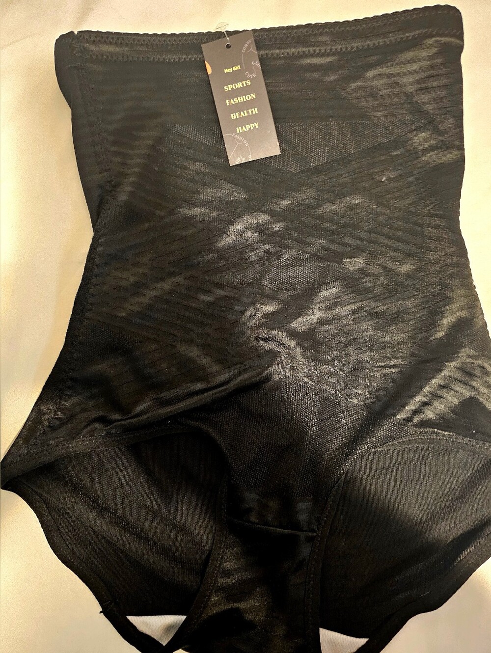 New Black High Wasted Tummy Control Sz. S